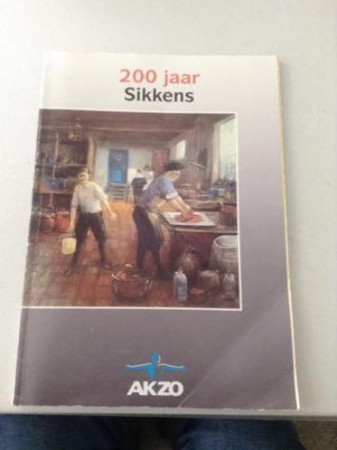  Boek 200 jaar Sikkens fabriek uit 1991 incl. Veel foto's € 27,50